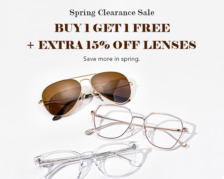 Buy One Get One Free Eyeglasses Online, BOGO Glasses, BOGO Prescription