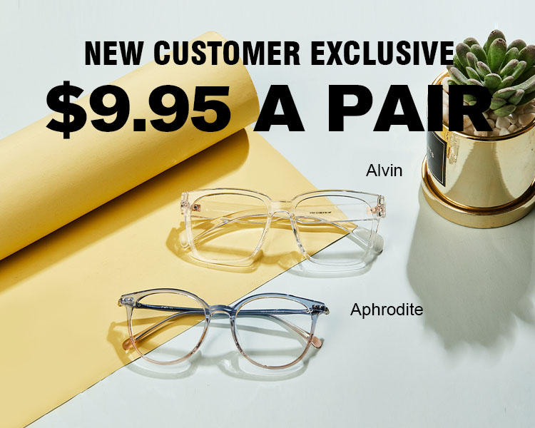 $9.95 Prescription Glasses for New Customers