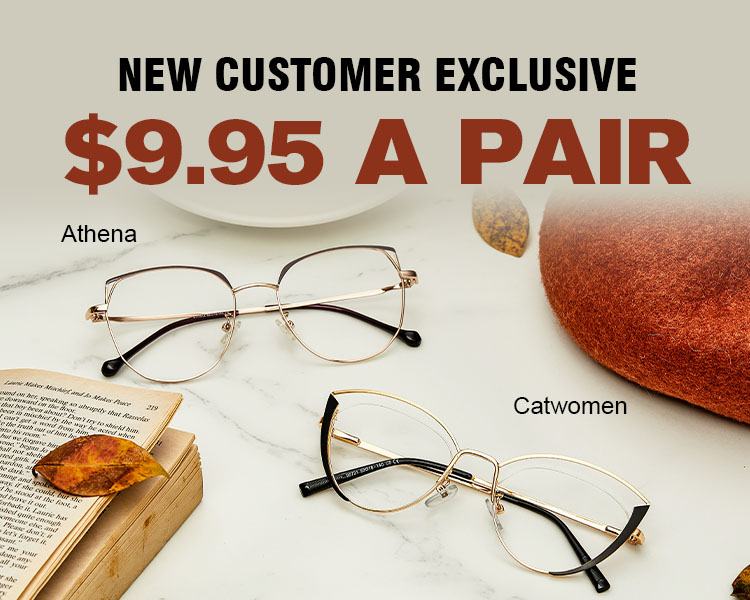 $9.95 Prescription Glasses for New Customers