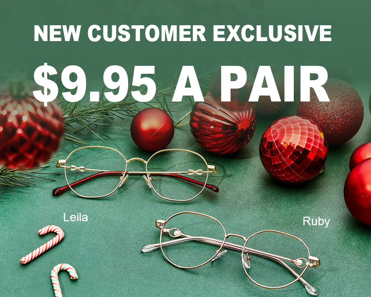 $9.95 Prescription Glasses for New Customers