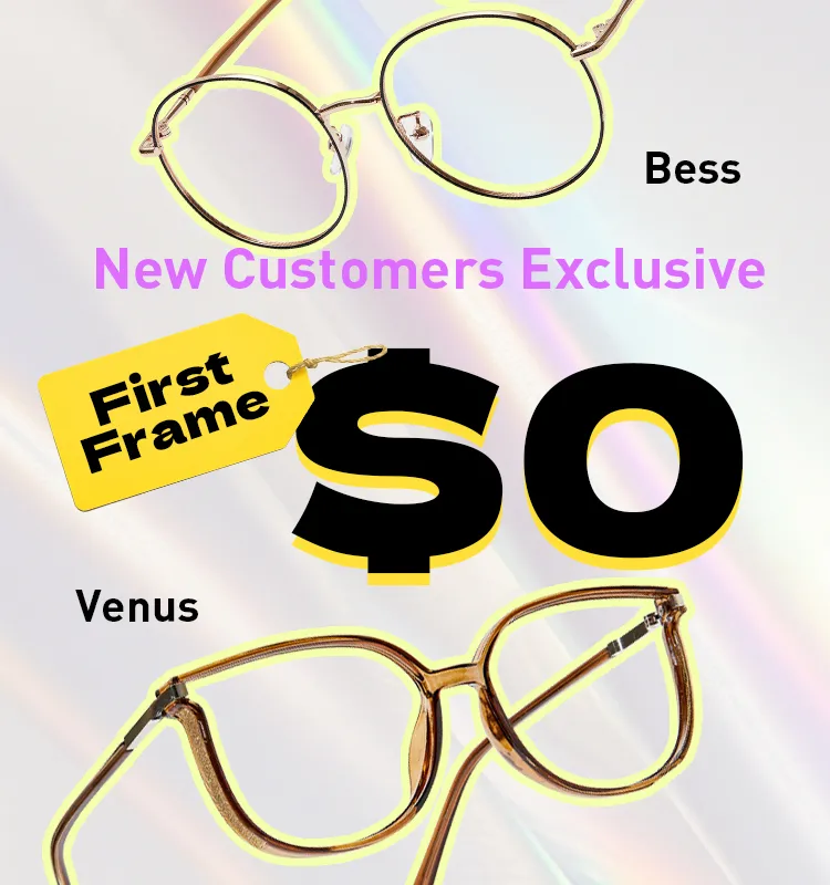 $0 Prescription Glasses for New Customers