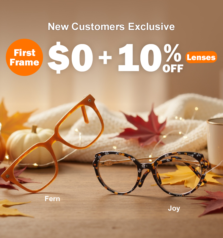 $0 Prescription Glasses for New Customers