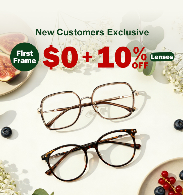 $0 Prescription Glasses for New Customers