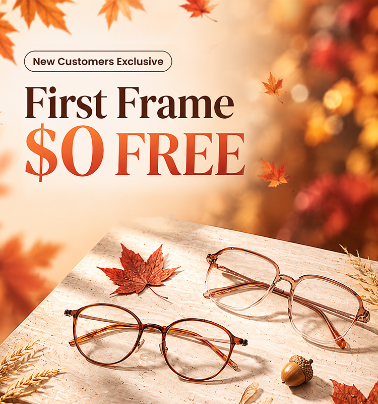 $0 Prescription Glasses for New Customers
