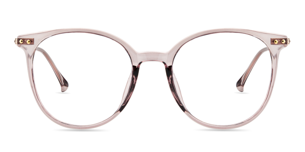 Aphrodite Glossy Translucent Tawny Eyeglasses | Zinff Optical