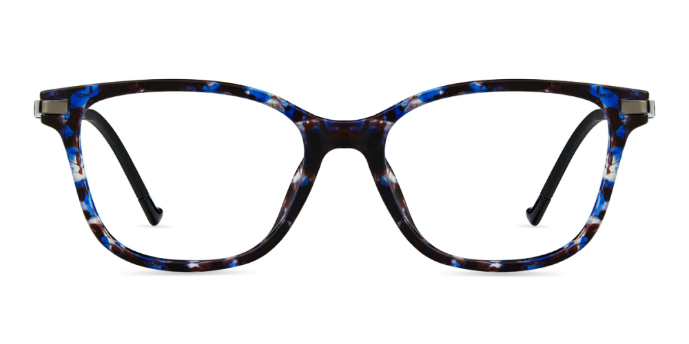 Owl Inspired Square Eyeglasses with Rich Detail Zinff Optical