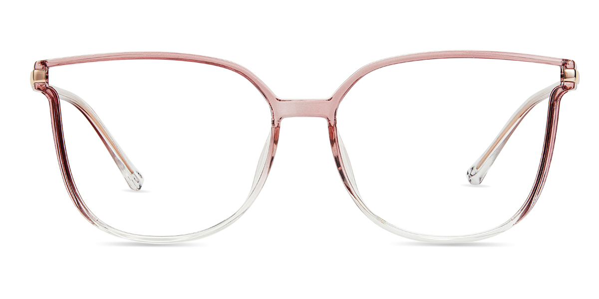 Glitter Cat Eye Clear Pink Eyeglasses | Zinff Optical