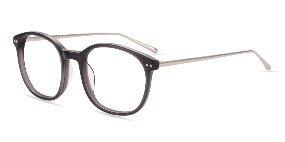 Griffin Bold Big Dark Gray Frame Eyeglasses | Zinff Optical