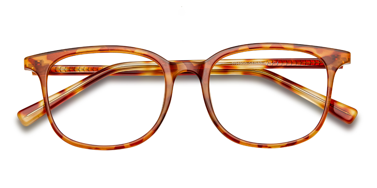 Eine Chic Tortoise Square Eyeglasses For Men And Women Zinff Optical